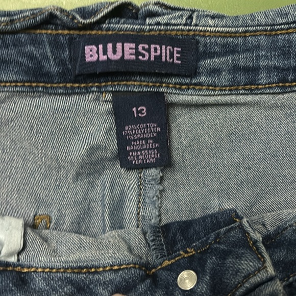 Bkue spice paper bag short w belt - Picture 2 of 2